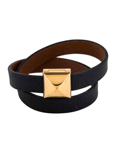 hermes hapi bracelet black|Hermes wrap bracelet.